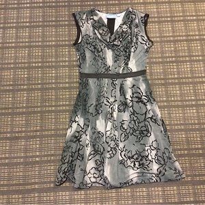 Vera Wang Dress, black white & grey